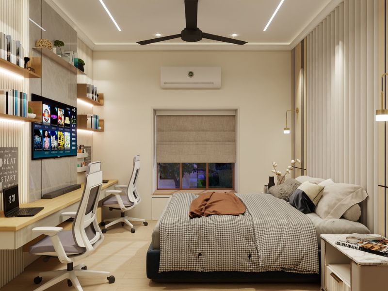 100% Online Interior Design for Village House