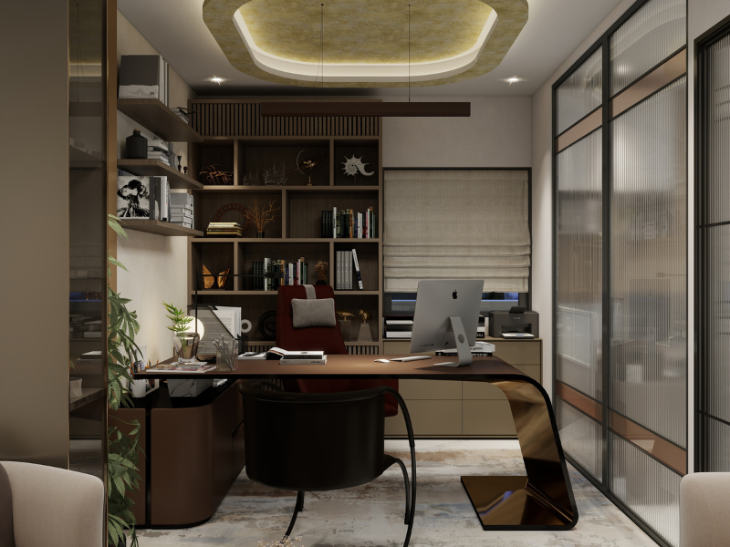 Contemporary Modern Office Walkthrough 